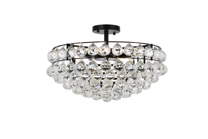 Elegant Savannah 1107F20BK Ceiling Light - Black