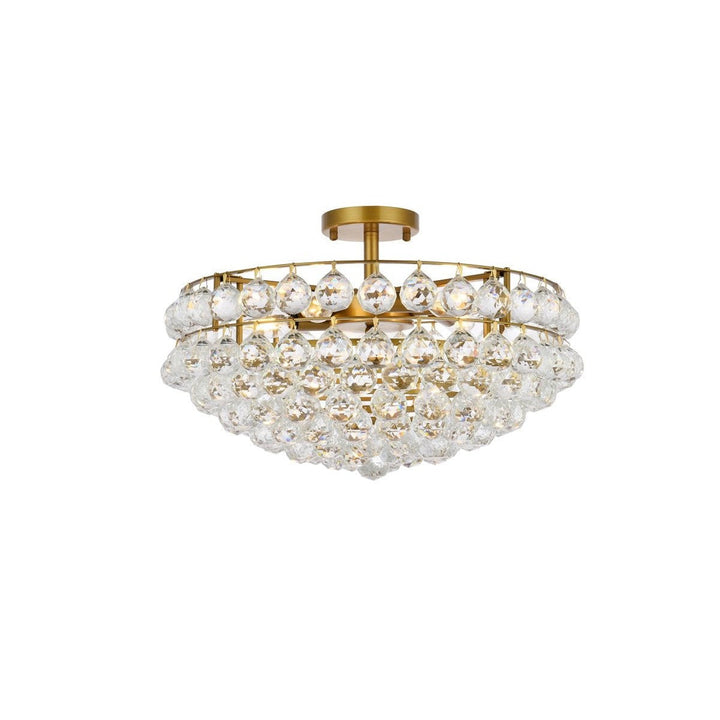 Elegant Savannah 1107F20BR Ceiling Light - Brass