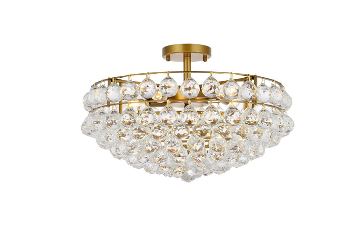 Elegant Savannah 1107F20BR Ceiling Light - Brass