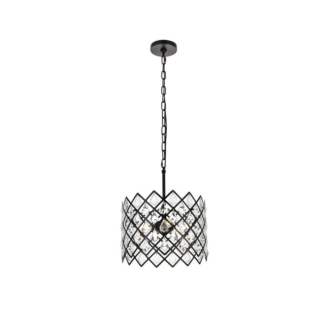 Elegant Lyla 1111D13BK Pendant Light - Black