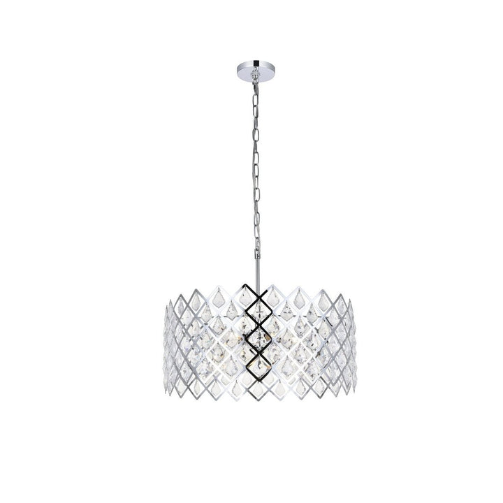 Elegant Lyla 1111D21C Pendant Light - Chrome