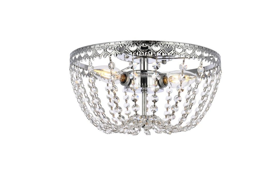 Elegant Kylie 1112F12C Ceiling Light - Chrome