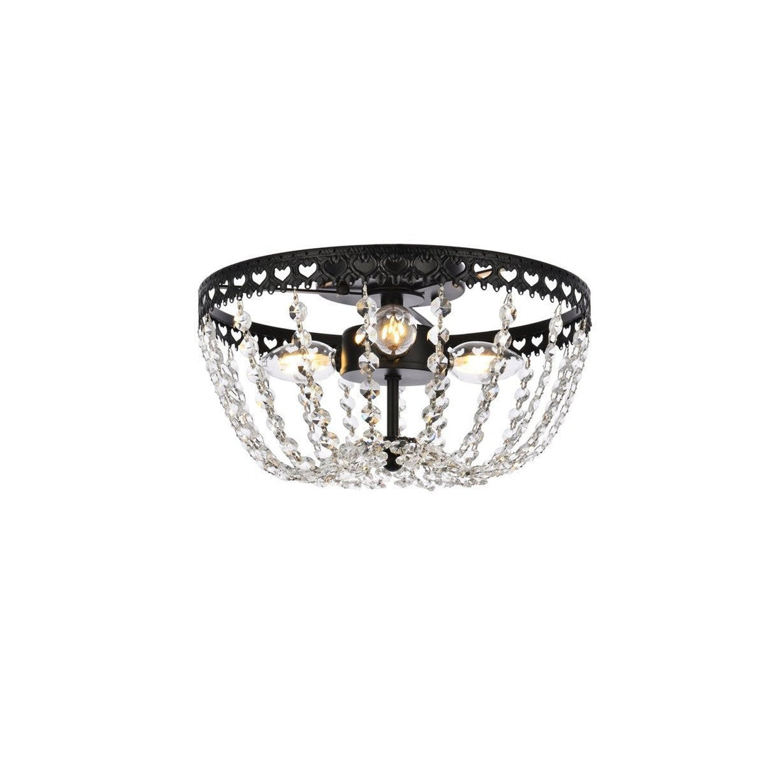 Elegant Kylie 1112F14BK Ceiling Light - Black