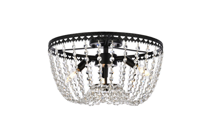 Elegant Kylie 1112F16BK Ceiling Light - Black