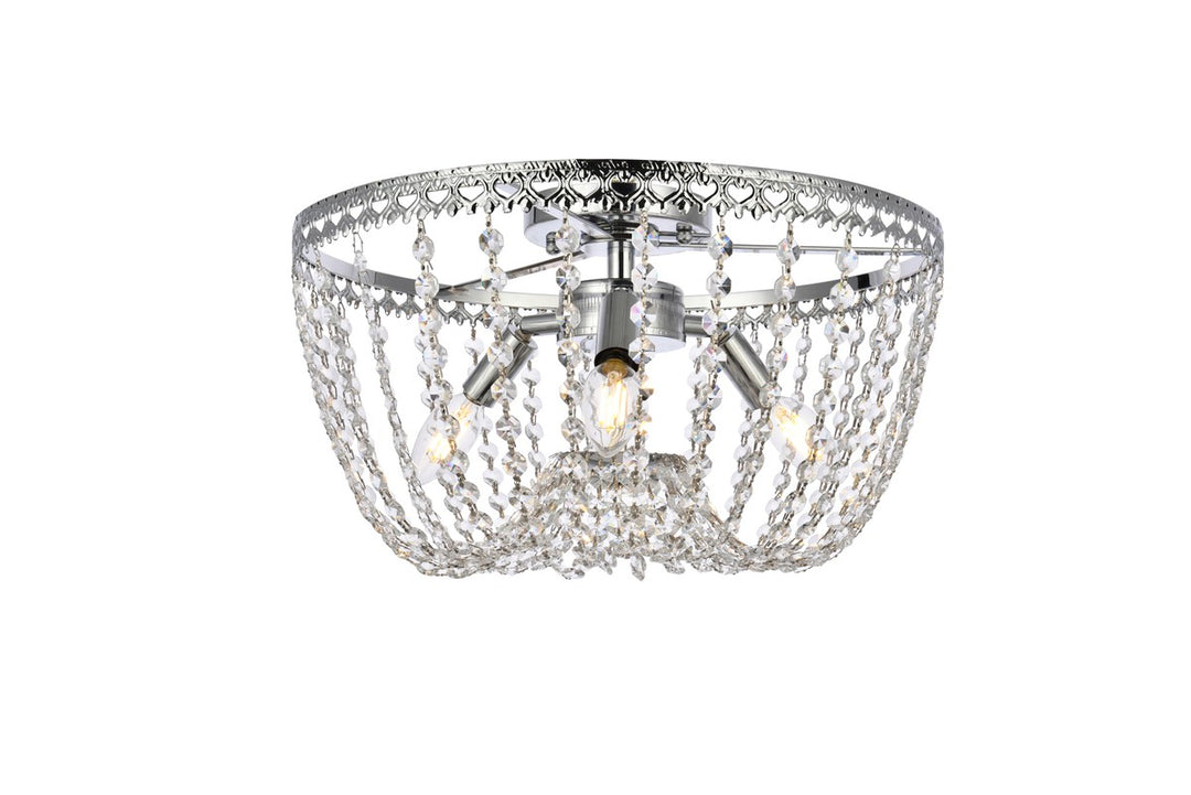 Elegant Kylie 1112F16C Ceiling Light - Chrome