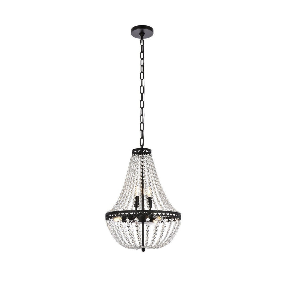 Elegant Valeria 1113D14BK Pendant Light - Black