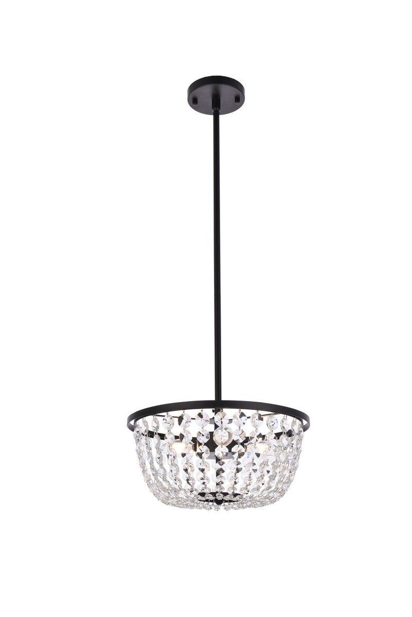 Elegant Gianna 1114D13BK Pendant Light - Black