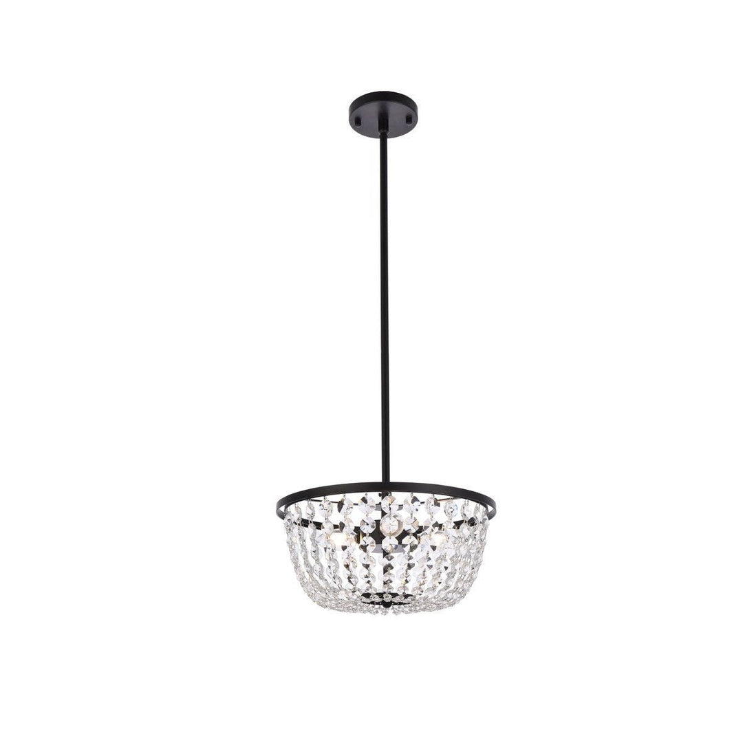 Elegant Gianna 1114D13BK Pendant Light - Black