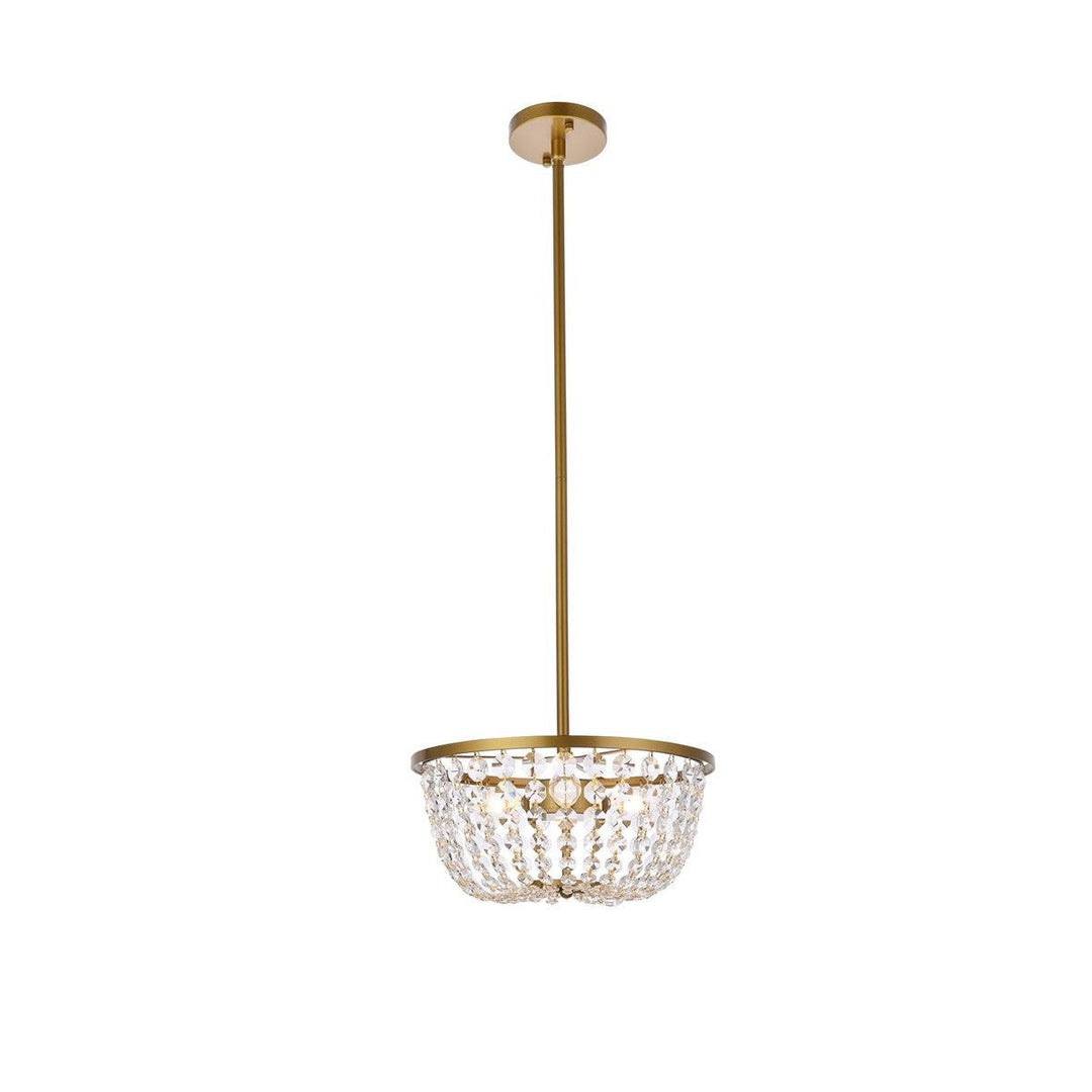 Elegant Gianna 1114D13BR Pendant Light - Brass