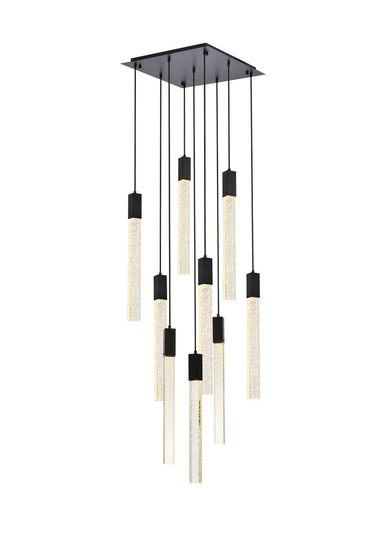 Elegant Weston 2066D20BK Pendant Light - Black