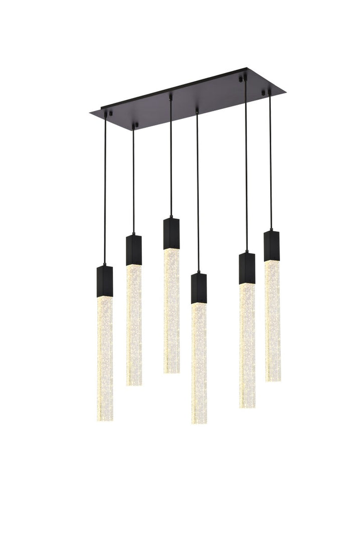 Elegant Weston 2066D32BK Pendant Light - Black