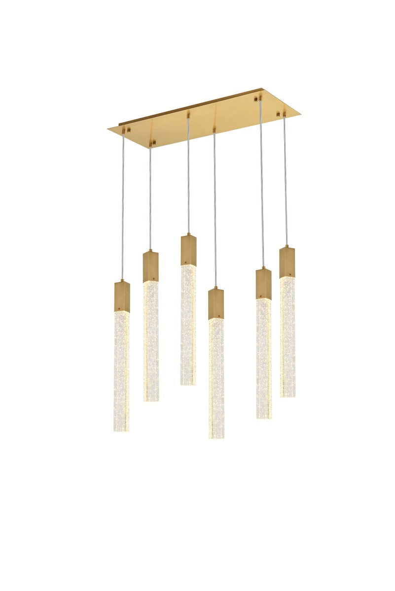 Elegant Weston 2066D32SG Pendant Light - Satin Gold