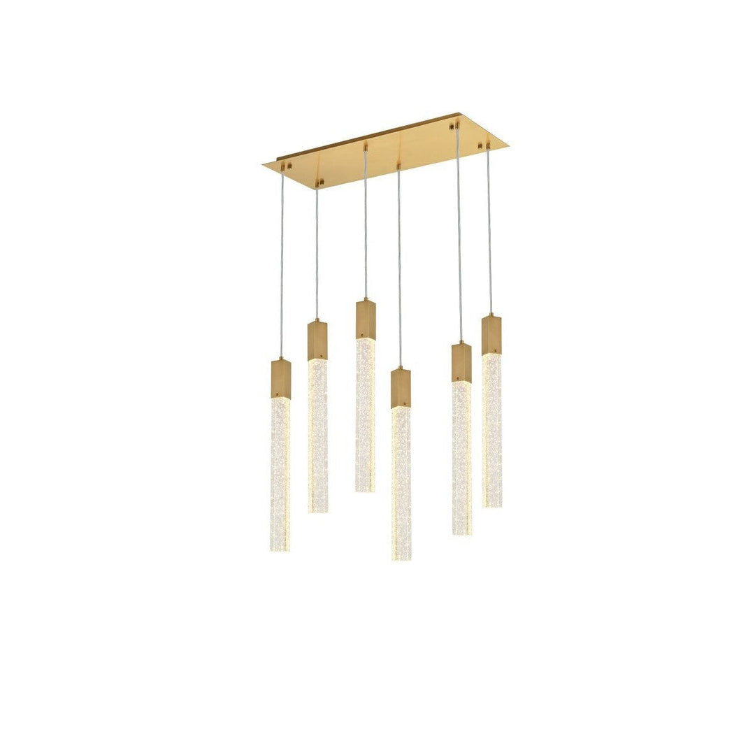 Elegant Weston 2066D32SG Pendant Light - Satin Gold