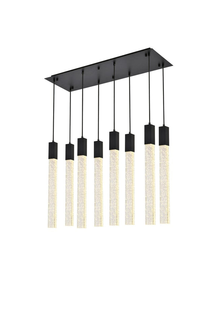 Elegant Weston 2066D36BK Pendant Light - Black