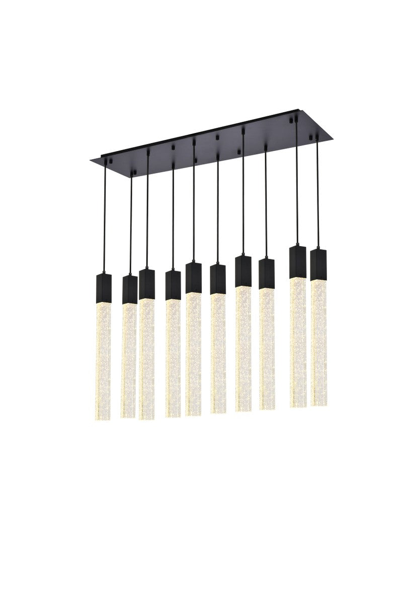 Elegant Weston 2066D42BK Pendant Light - Black