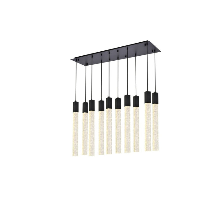 Elegant Weston 2066D42BK Pendant Light - Black