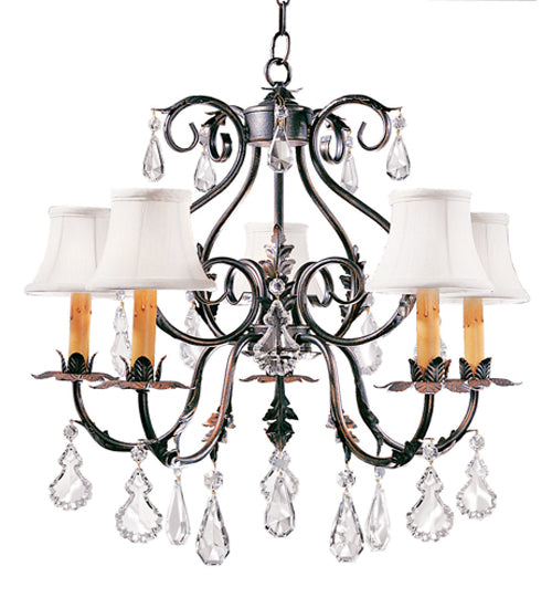 Meyda Tiffany Chantilly 120420 Ceiling Light - French Bronzed,Crystal