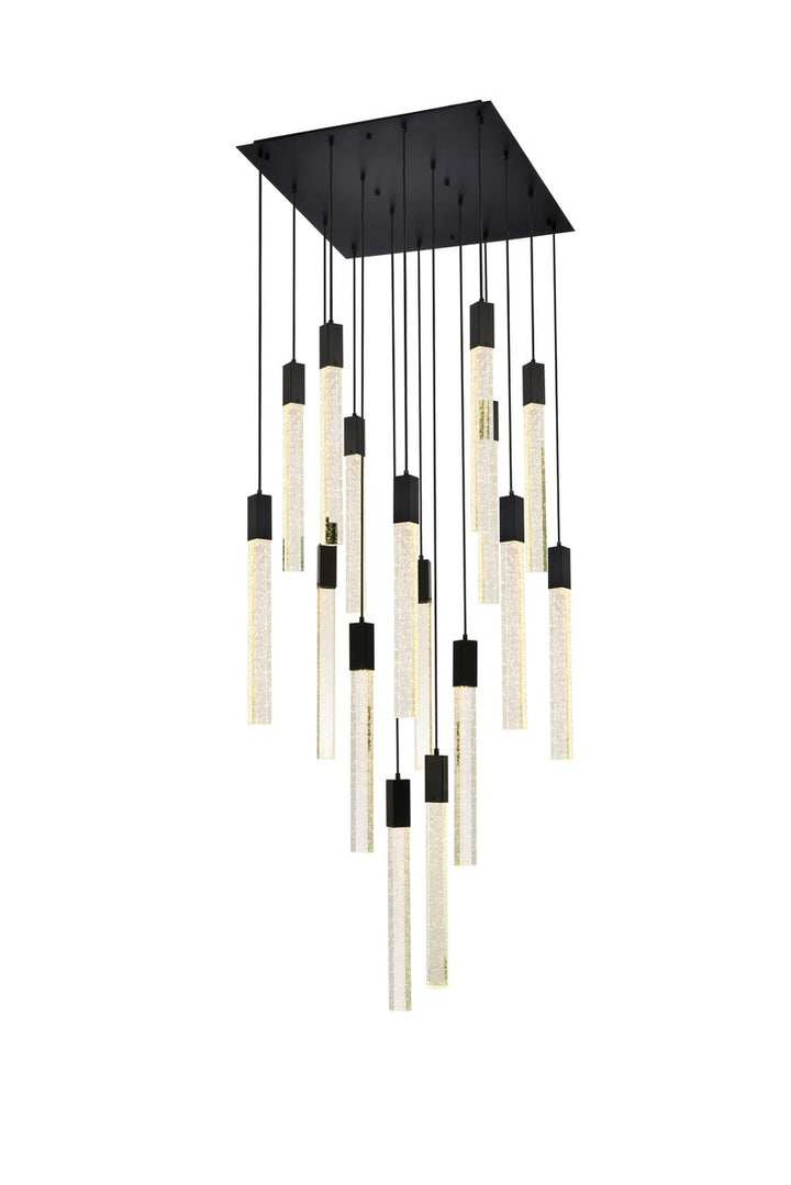 Elegant Weston 2066G30BK Pendant Light - Black