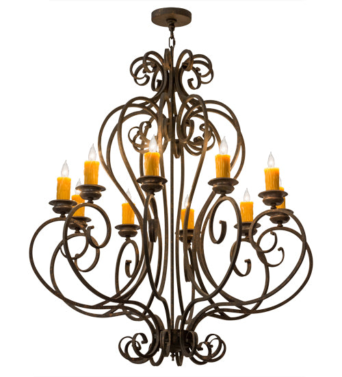 Meyda Tiffany Fernando 120426 Chandelier Light - Brushed Nickel