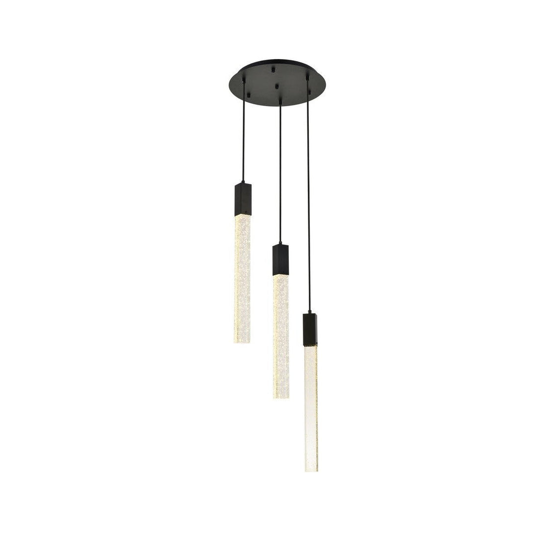 Elegant Weston 2067D16BK Pendant Light - Black