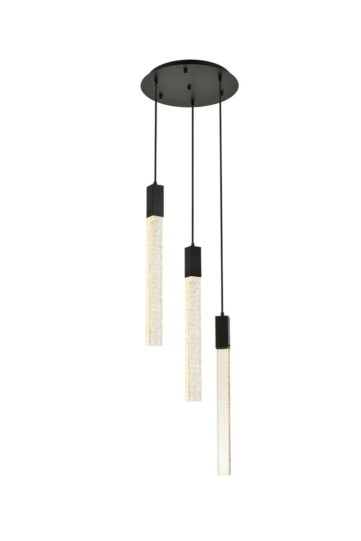 Elegant Weston 2067D16BK Pendant Light - Black