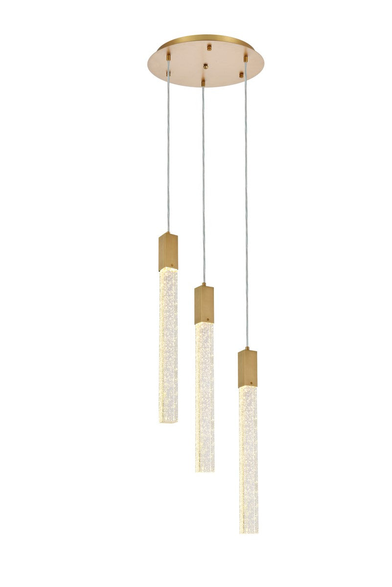 Elegant Weston 2067D16SG Pendant Light - Satin Gold