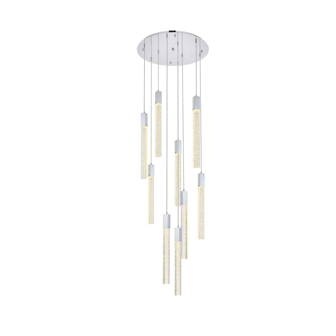 Elegant Weston 2067D24C Pendant Light - Chrome