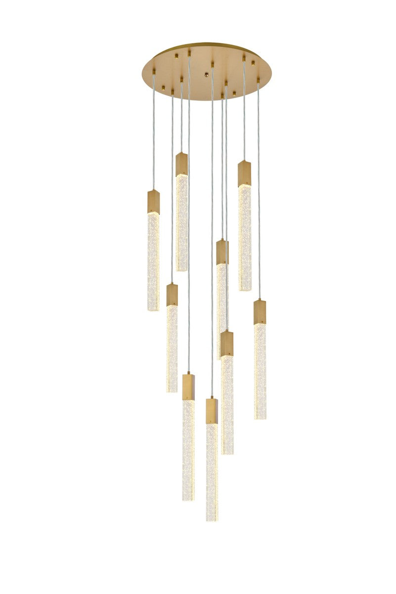 Elegant Weston 2067D24SG Pendant Light - Satin Gold