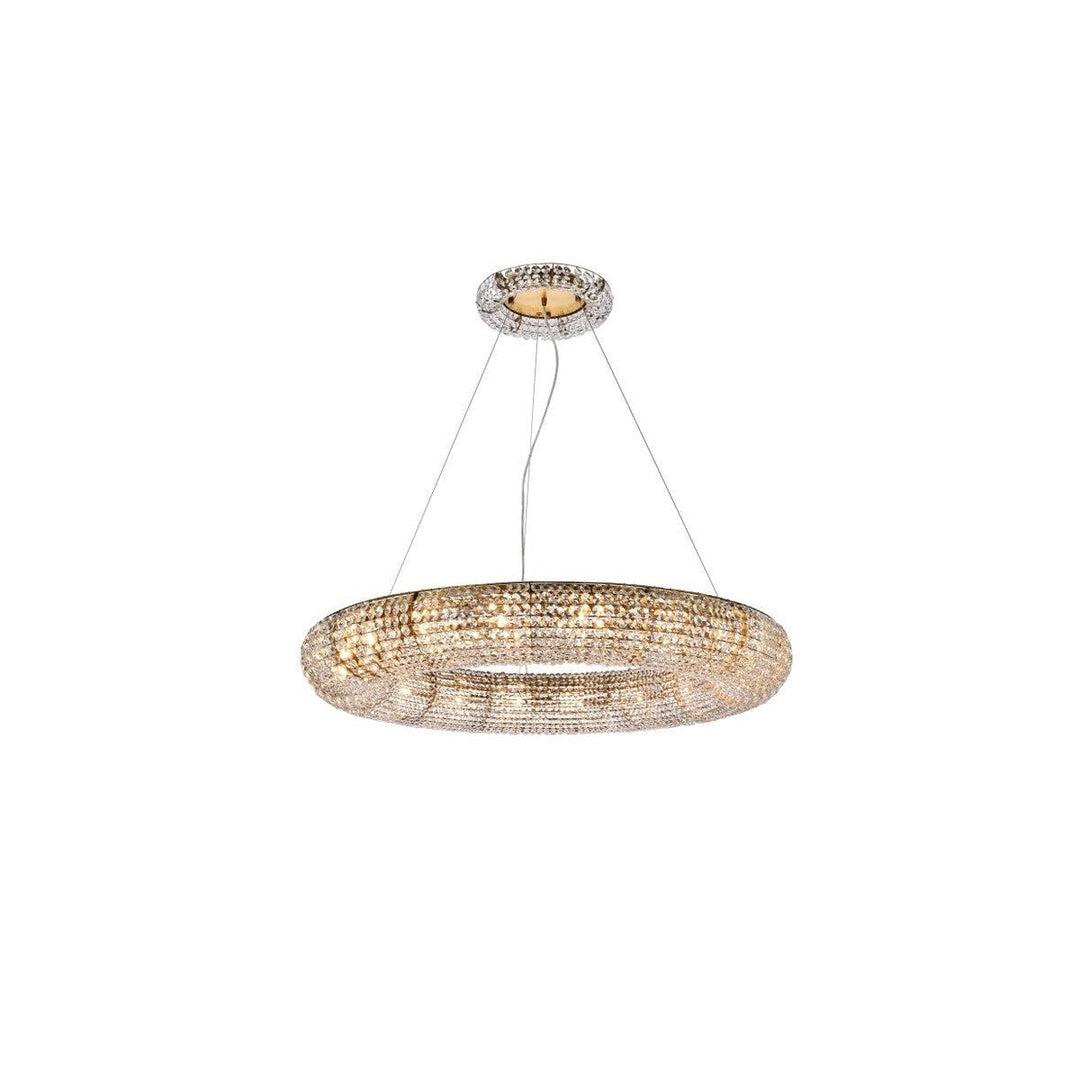 Elegant PARIS 2114G41G/RC Chandelier Light - Gold And Clear