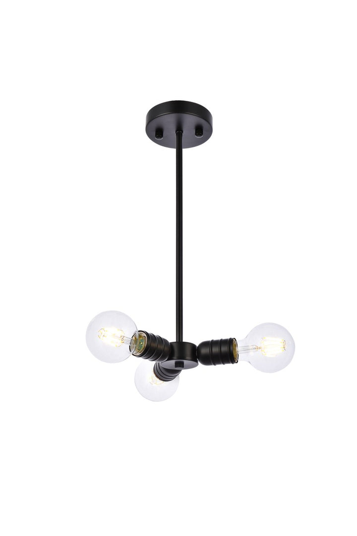 Elegant Reyes LD2337BK Pendant Light - Black