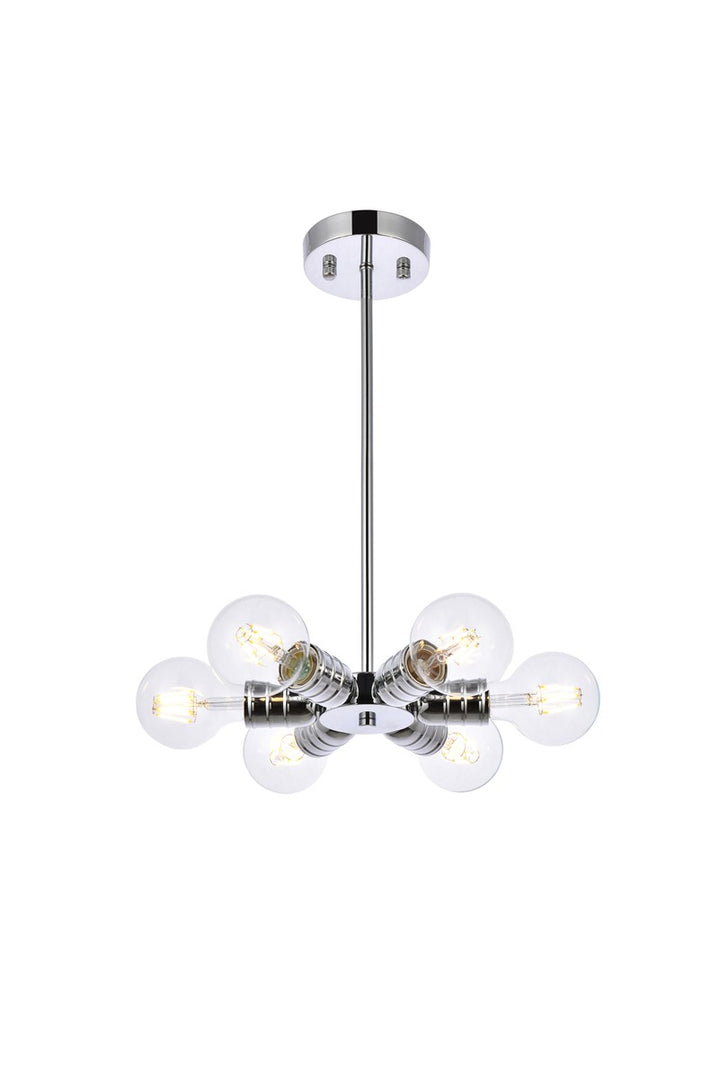 Elegant Reyes LD2338C Pendant Light - Chrome