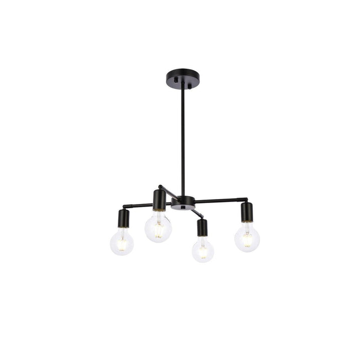 Elegant Cairo LD2339BK Pendant Light - Black