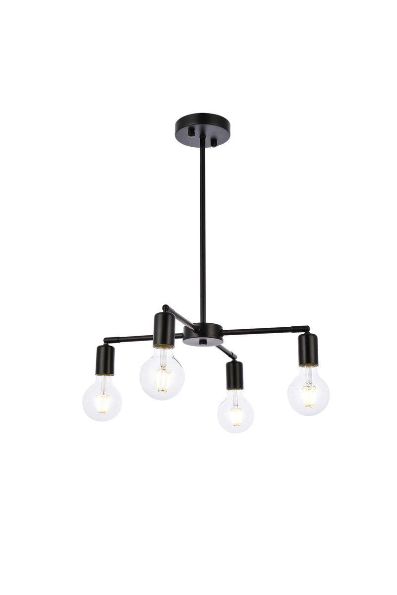 Elegant Cairo LD2339BK Pendant Light - Black