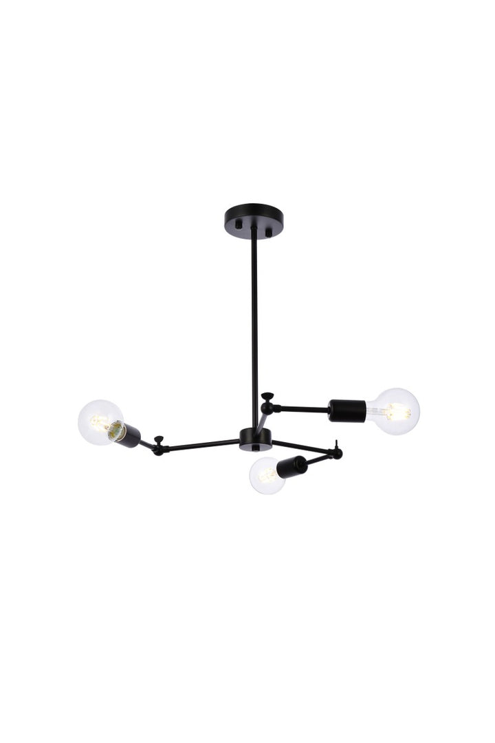 Elegant Furlong LD2340BK Pendant Light - Black