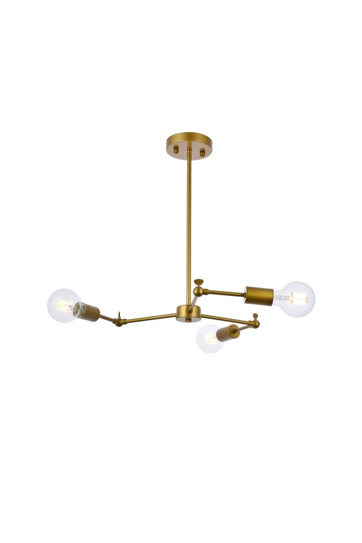 Elegant Furlong LD2340BR Pendant Light - Brass