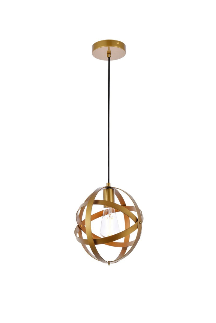 Elegant Celeste LD2341BR Pendant Light - Brass