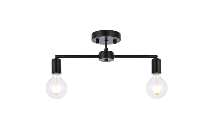 Elegant Zane LD2348BK Ceiling Light - Black