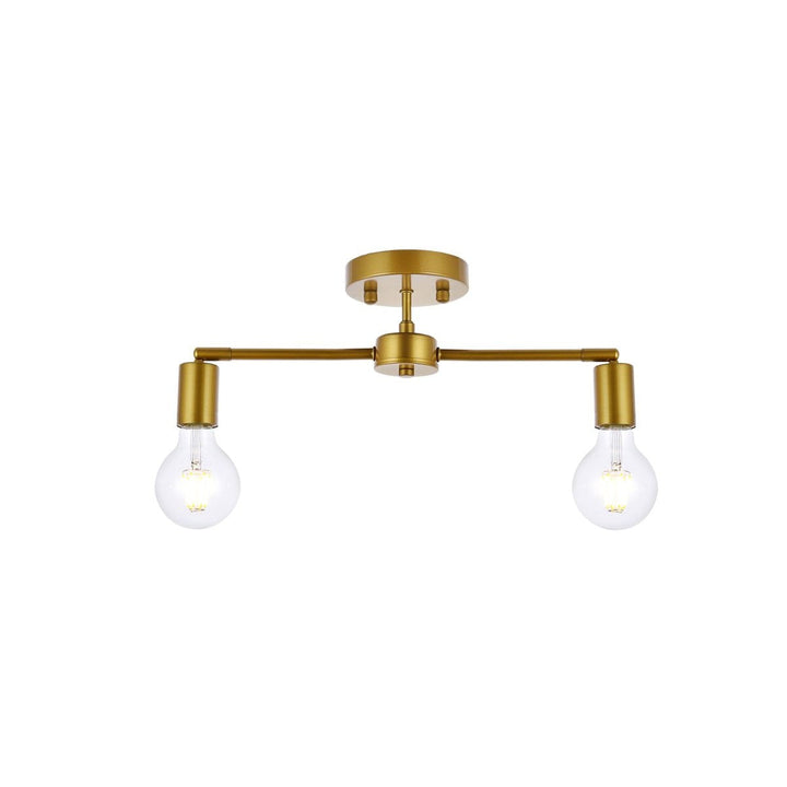 Elegant Zane LD2348BR Ceiling Light - Brass