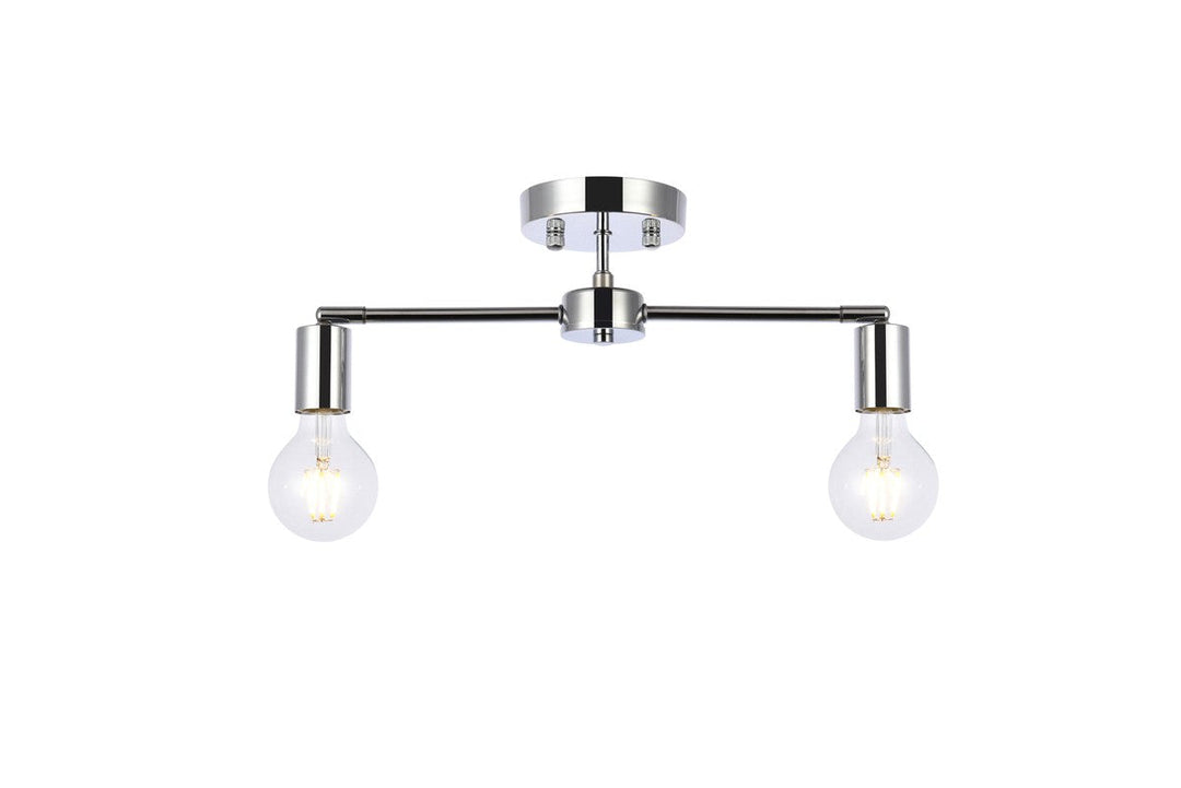 Elegant Zane LD2348C Ceiling Light - Chrome