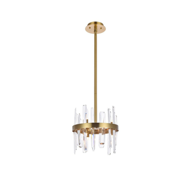 Elegant Serena 2200D12SG Pendant Light - Satin Gold