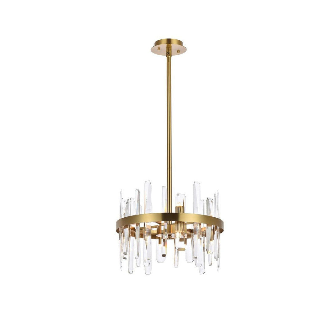 Elegant Serena 2200D16SG Pendant Light - Satin Gold