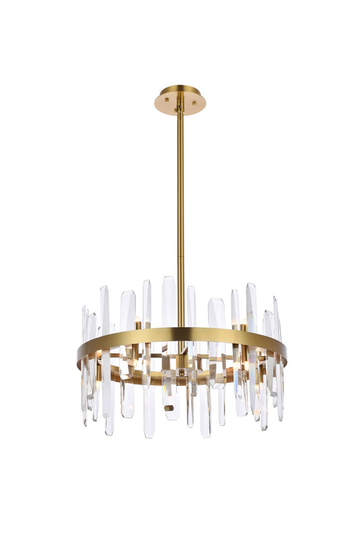 Elegant Serena 2200D20SG Pendant Light - Satin Gold