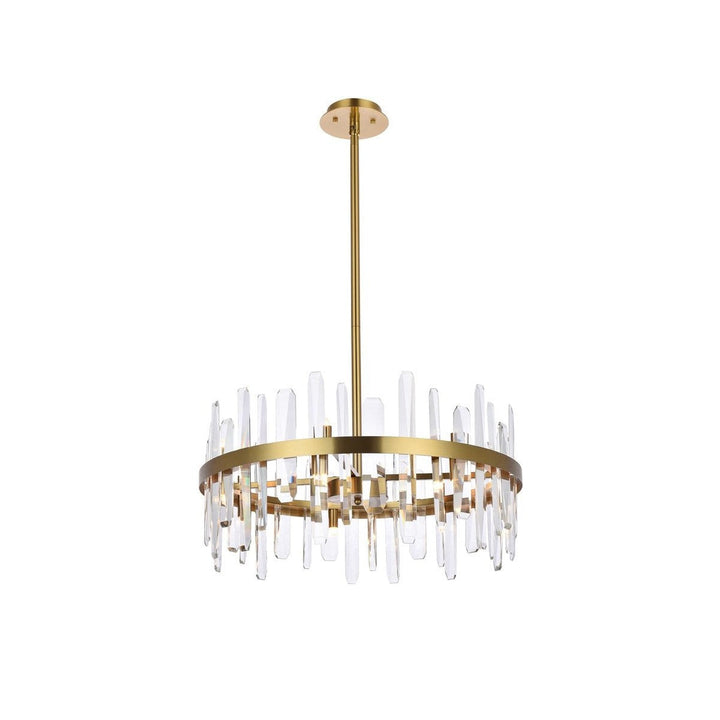 Elegant Serena 2200D25SG Chandelier Light - Satin Gold