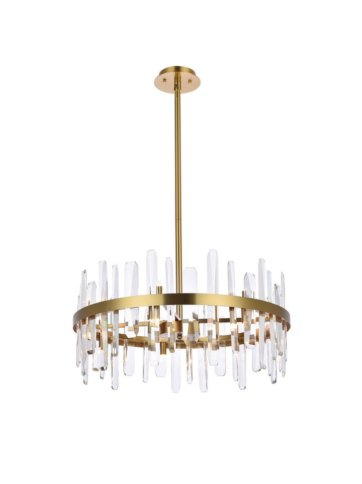 Elegant Serena 2200D25SG Chandelier Light - Satin Gold