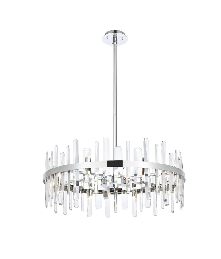 Elegant Serena 2200D32C Chandelier Light - Chrome