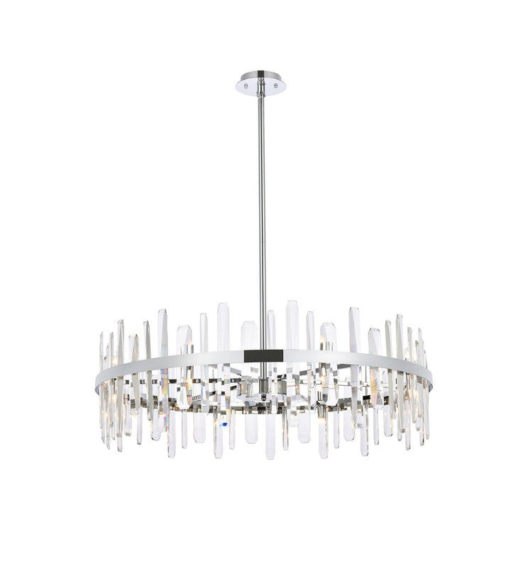 Elegant Serena 2200D36C Chandelier Light - Chrome