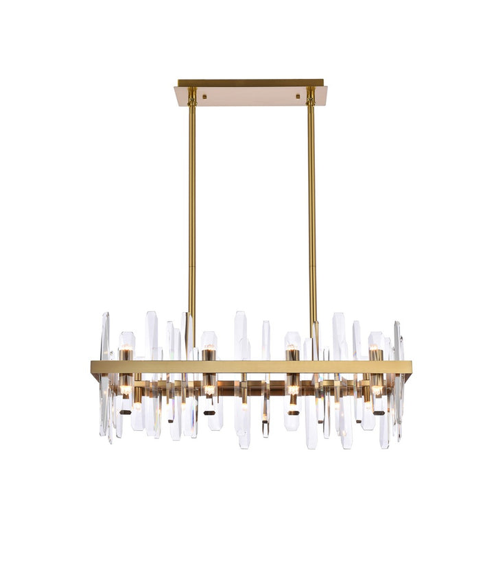 Elegant Serena 2200G30SG Pendant Light - Satin Gold