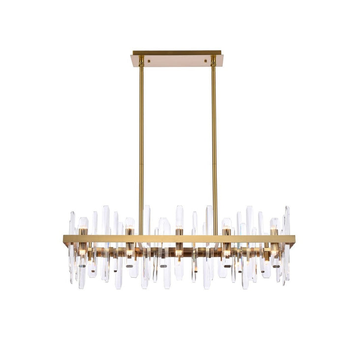 Elegant Serena 2200G36SG Chandelier Light - Satin Gold