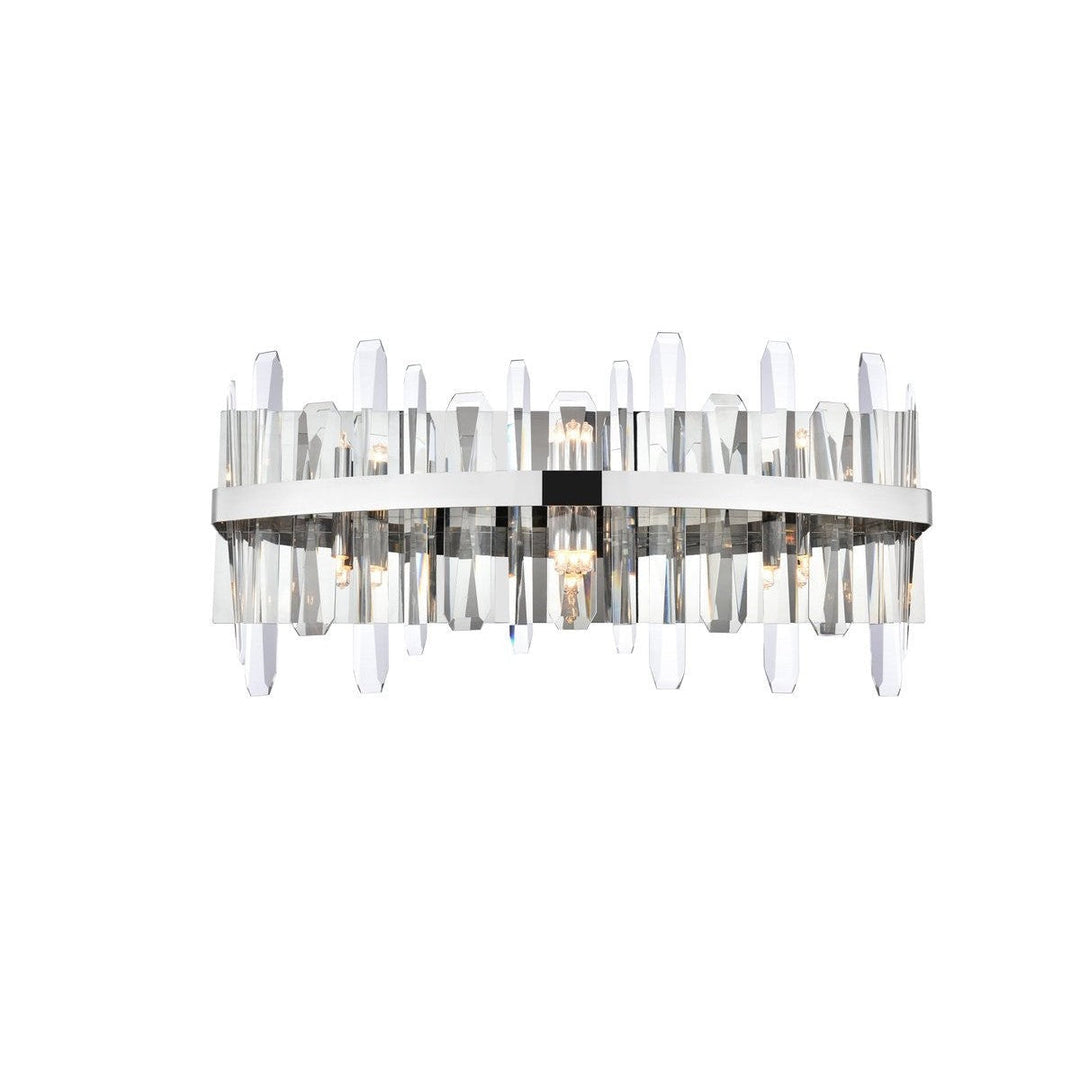 Elegant Serena 2200W24C Bath Vanity Light 5 in. wide - Chrome