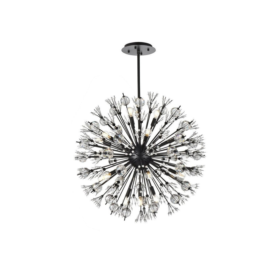 Elegant Vera 2500D32BK Pendant Light - Black